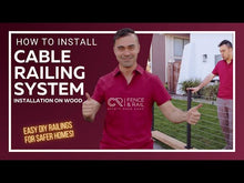 Load and play video in Gallery viewer, Cable Railing Posts