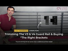 Load and play video in Gallery viewer, Guard Rail v3 & v4 Upper Rail Brackets (2pc)