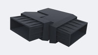 Corner Adjustable Top Rail Connector (Plastic)