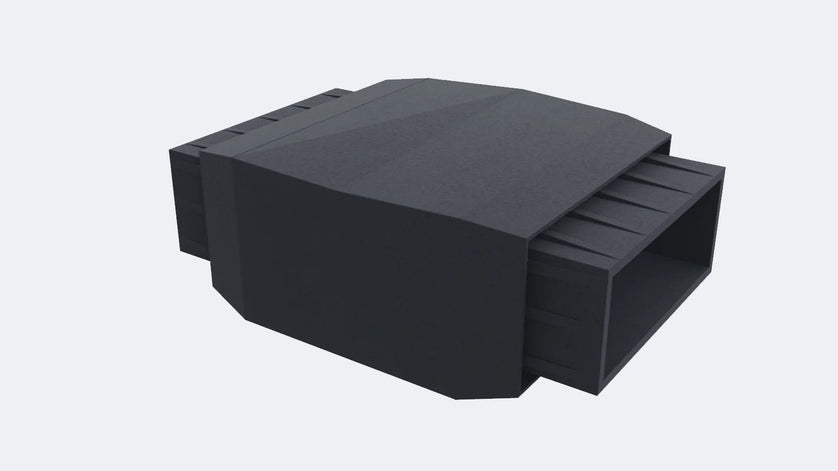 Straight Fixed Top Rail Connector (Plastic)