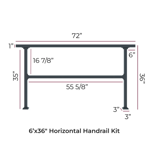 Horizontal Handrail Kit