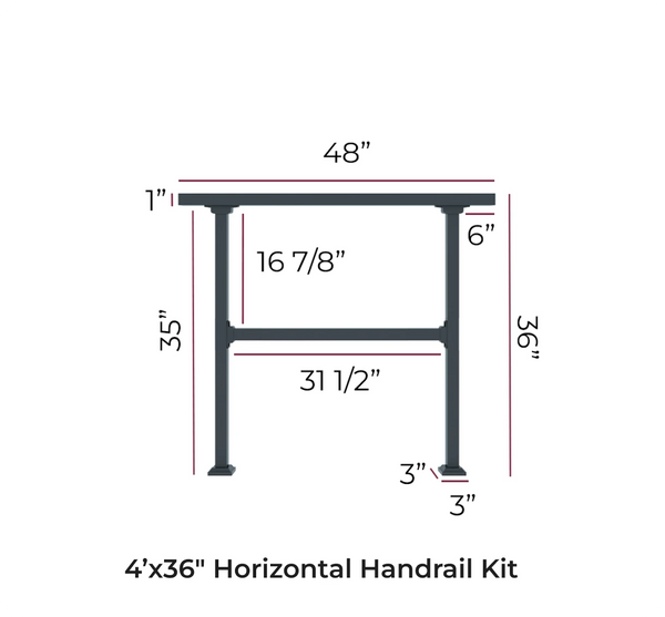 Horizontal Handrail Kit