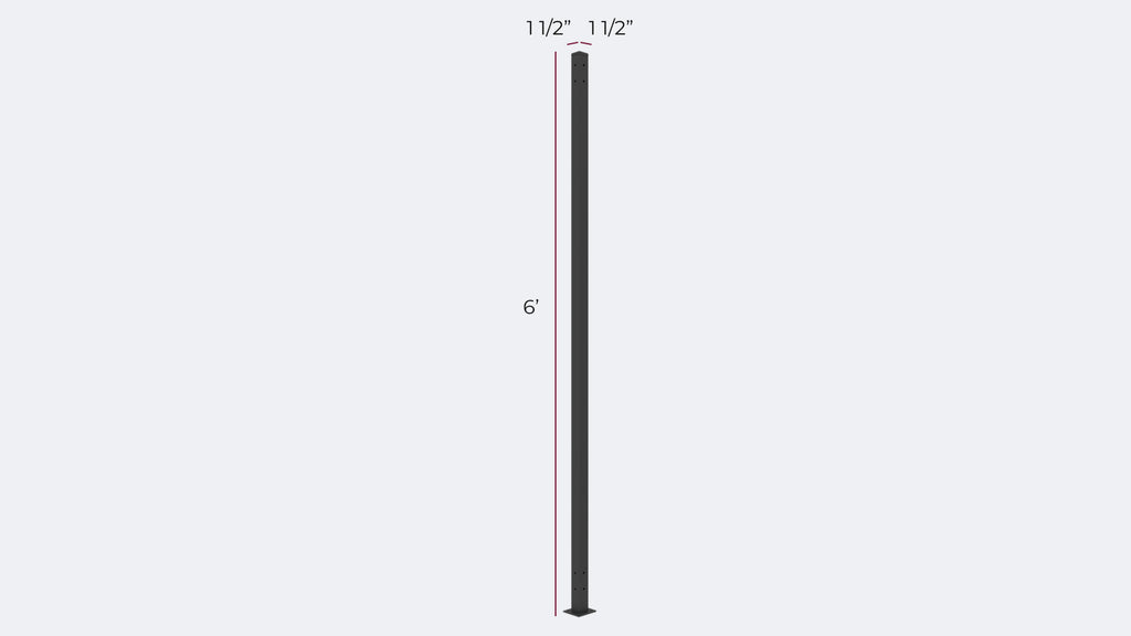 Ornamental Fence Kit Post