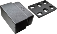 Top Rail End & Plate (Metal)