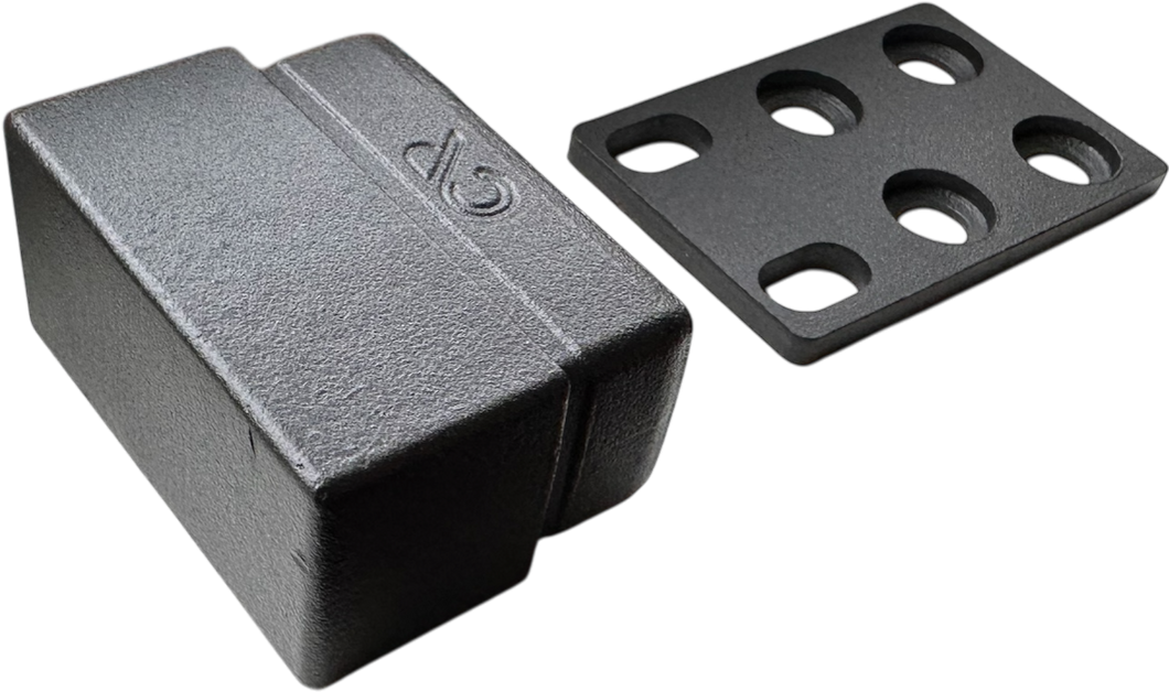 Top Rail End & Plate (Metal)
