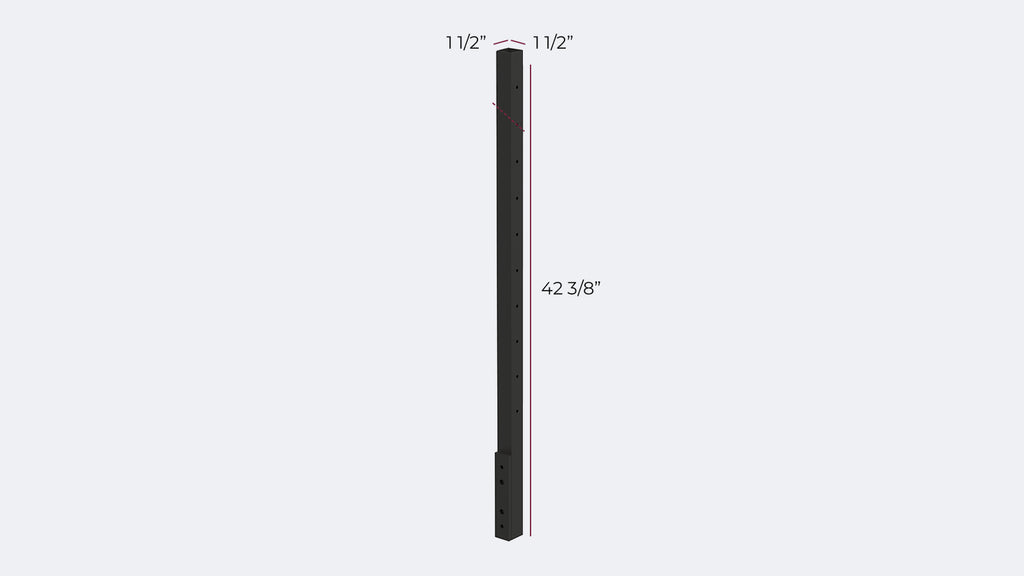 Side Mount Cable Rail Posts