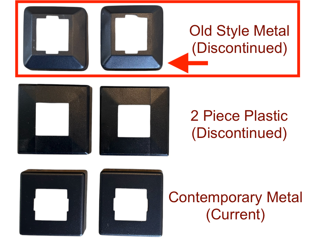 Post Cover v1 - Metal (Square - Old Style) 1pc