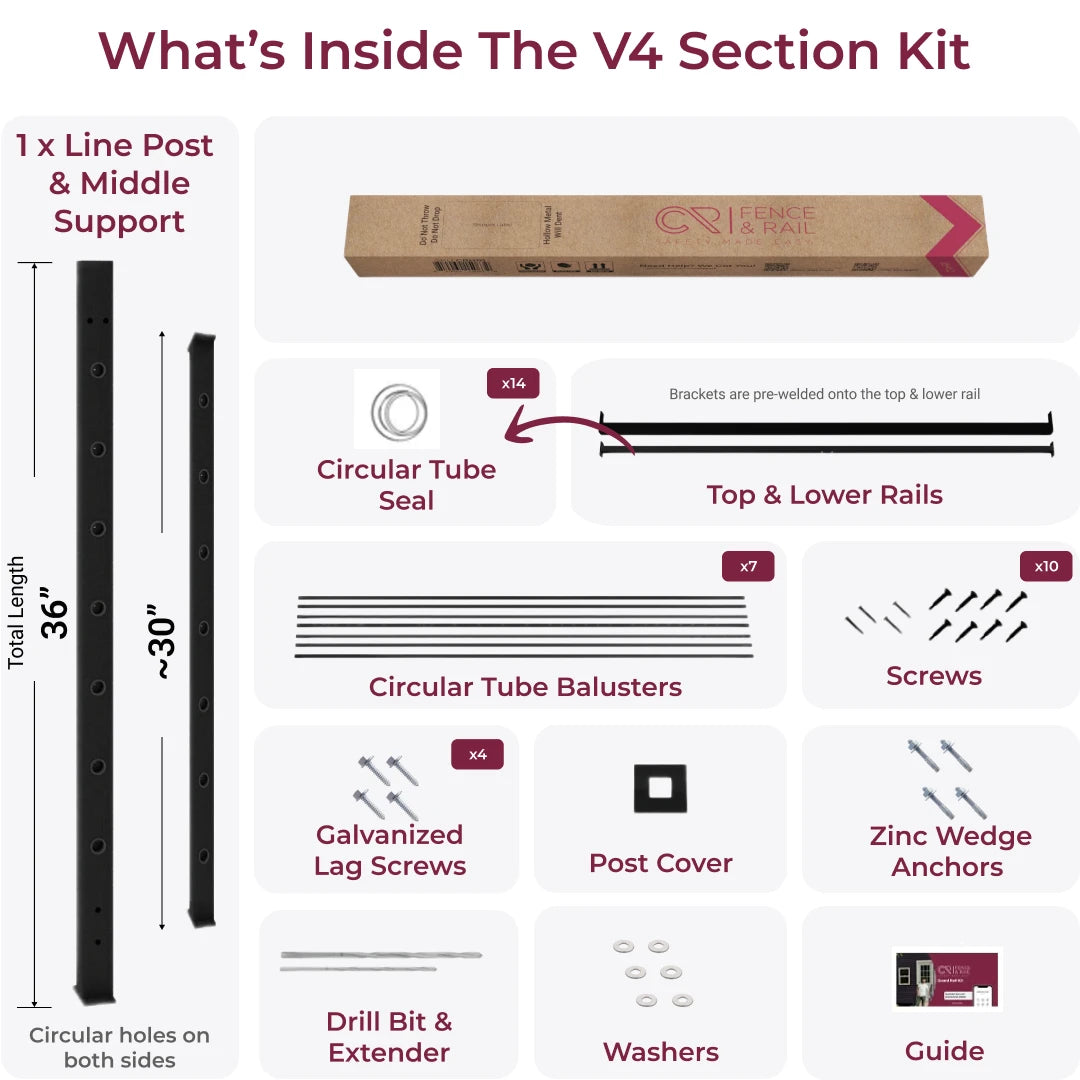 6' Section Kit (V4) - 36