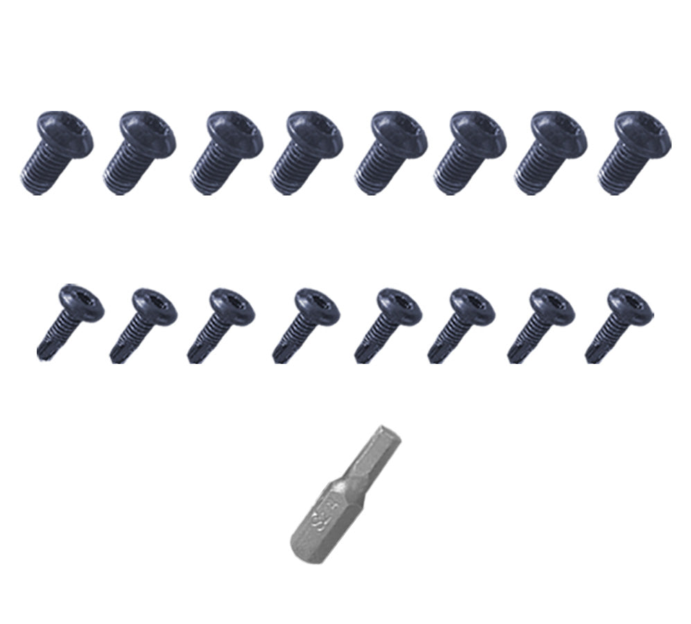 16 Self Drill Screws + Hex Bit